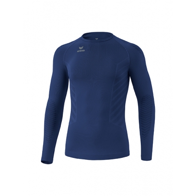 Erima Functional Underwear Long Sleeve Athletic Round Neck (seamless) navy blue Men